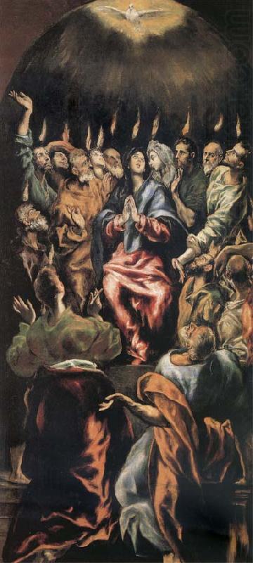 El Greco Pentecostes oil painting picture